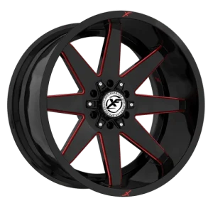 XF Off-Road – XF-236 – Black – 20″x10″ -12mm – Summer Wheels – XF-236201051271397-12GBMLR